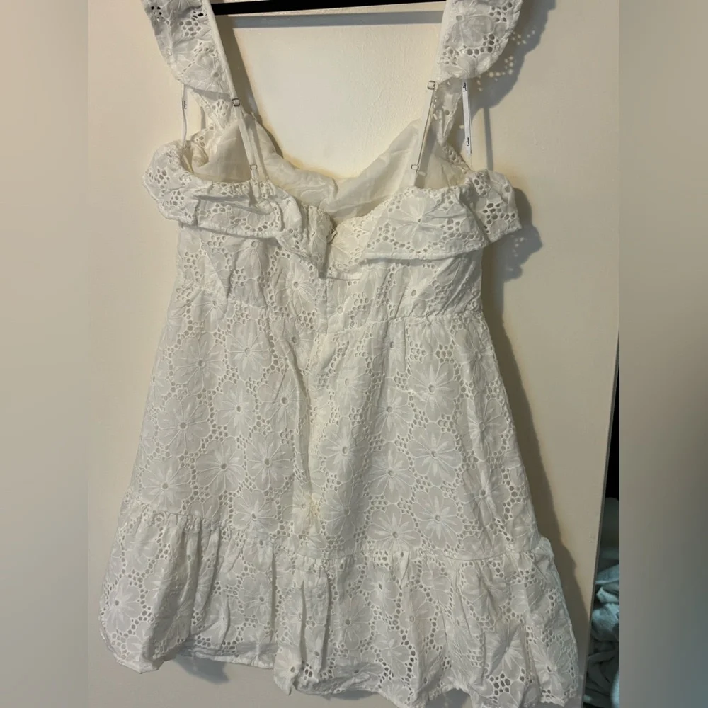 Lulus White Eyelet Ruffle Sundress - Picture 6 of 8